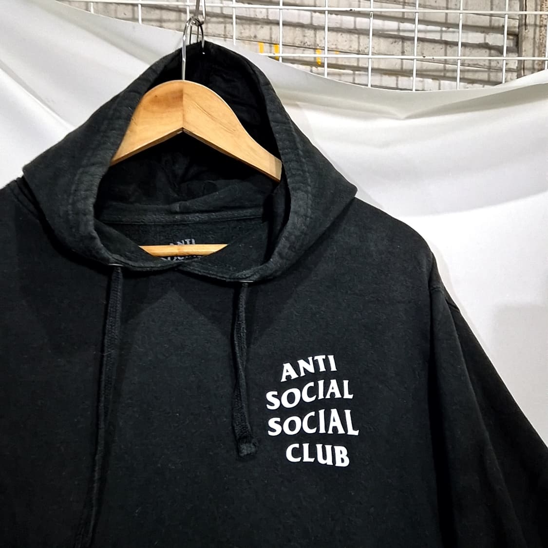 Anti Social Social Club 안티소셜소셜클럽 빅 로고 후드 상품이미지4