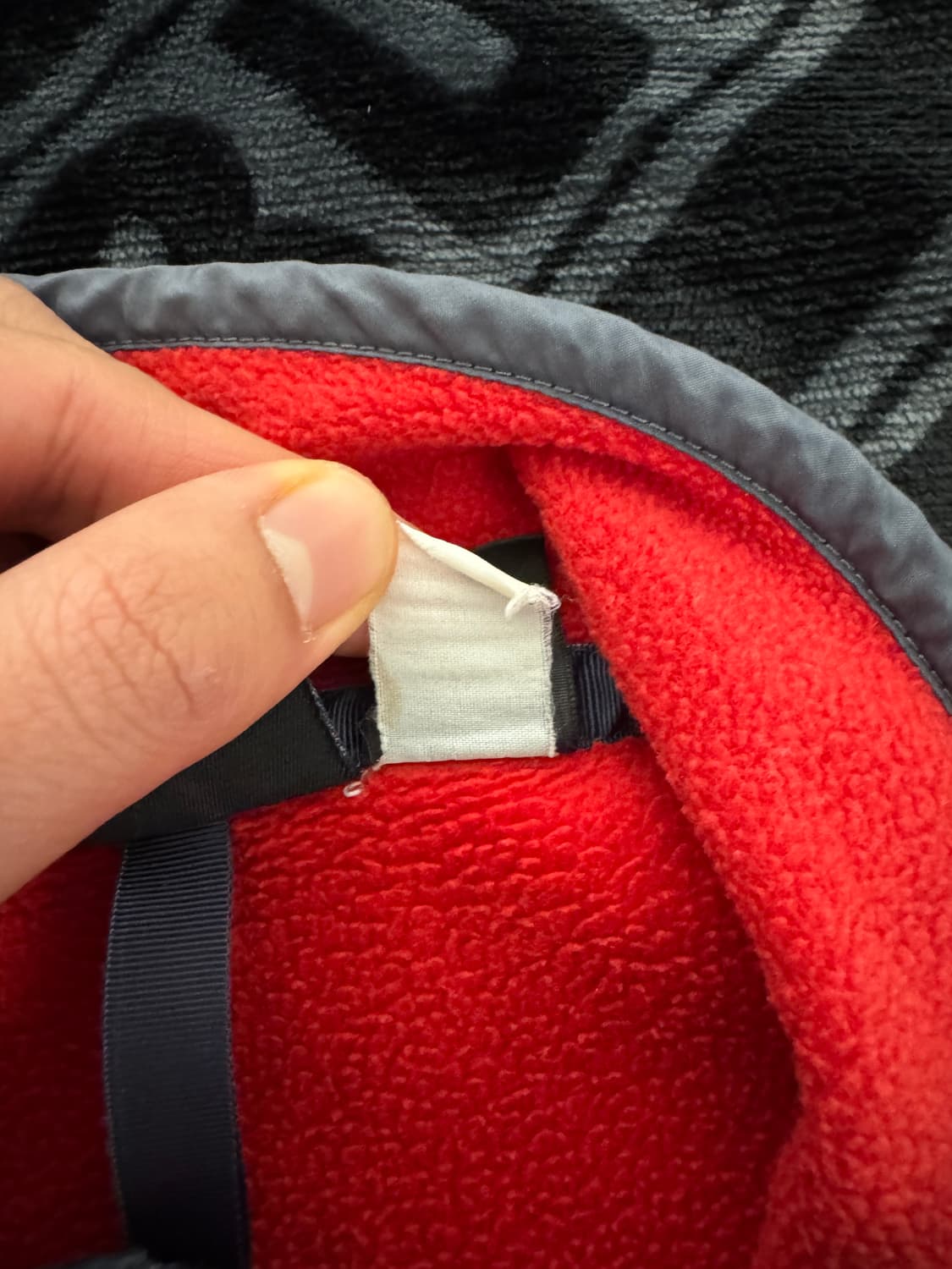 파타고니아 신칠라 스냅 티 풀 오버 레드 앤 블랙 메이드 인 멕시코 상품이미지6