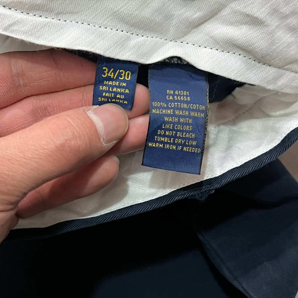  폴로랄프로렌 네이비 치노팬츠 y15524 상품이미지7