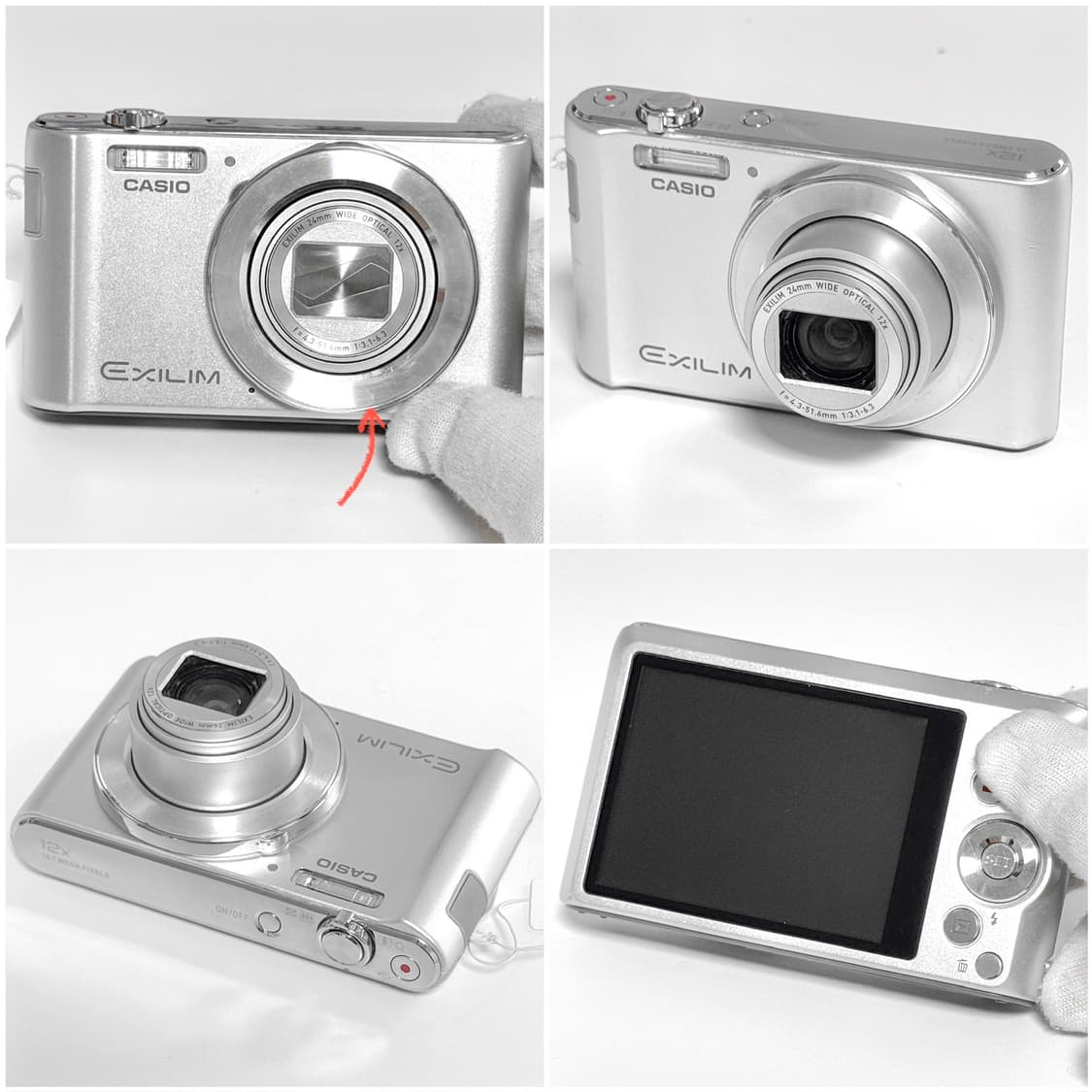 카시오 엑슬림 ZS210 실버 빈티지디카 상품이미지2