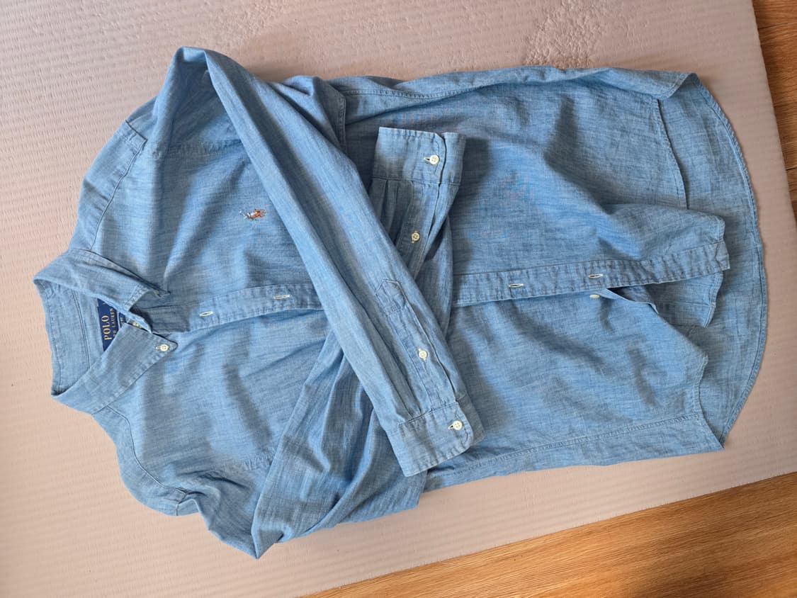 폴로 랄프로렌 클래식 핏 데님 셔츠 L 상품이미지3