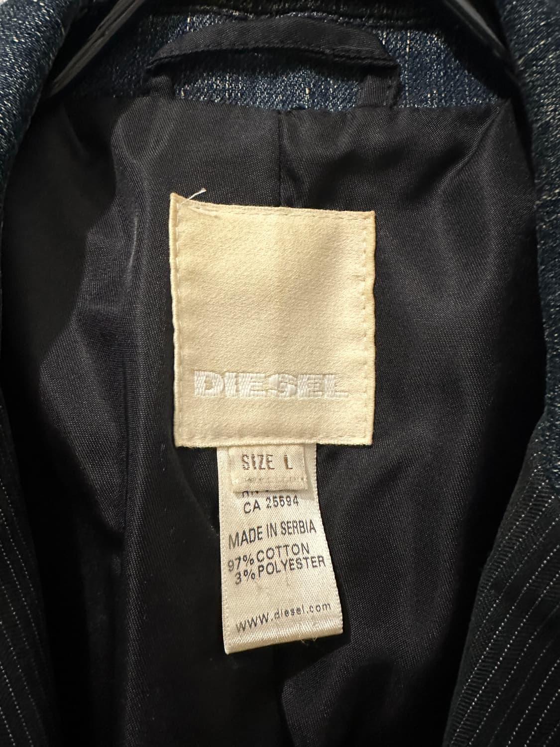 디젤 데님 카라 블레이저 상품이미지3