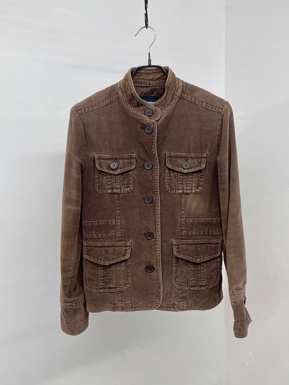 브라운 너드모리 버튼 자켓  상품이미지6
