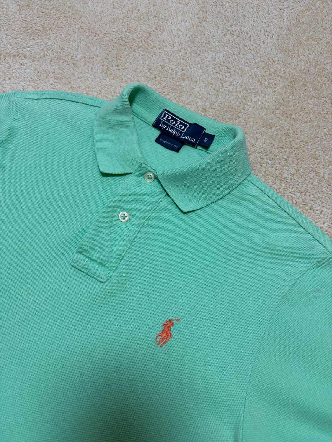 S) 폴로 랄프로렌 반팔 카라티 pk티 민트 상품이미지3