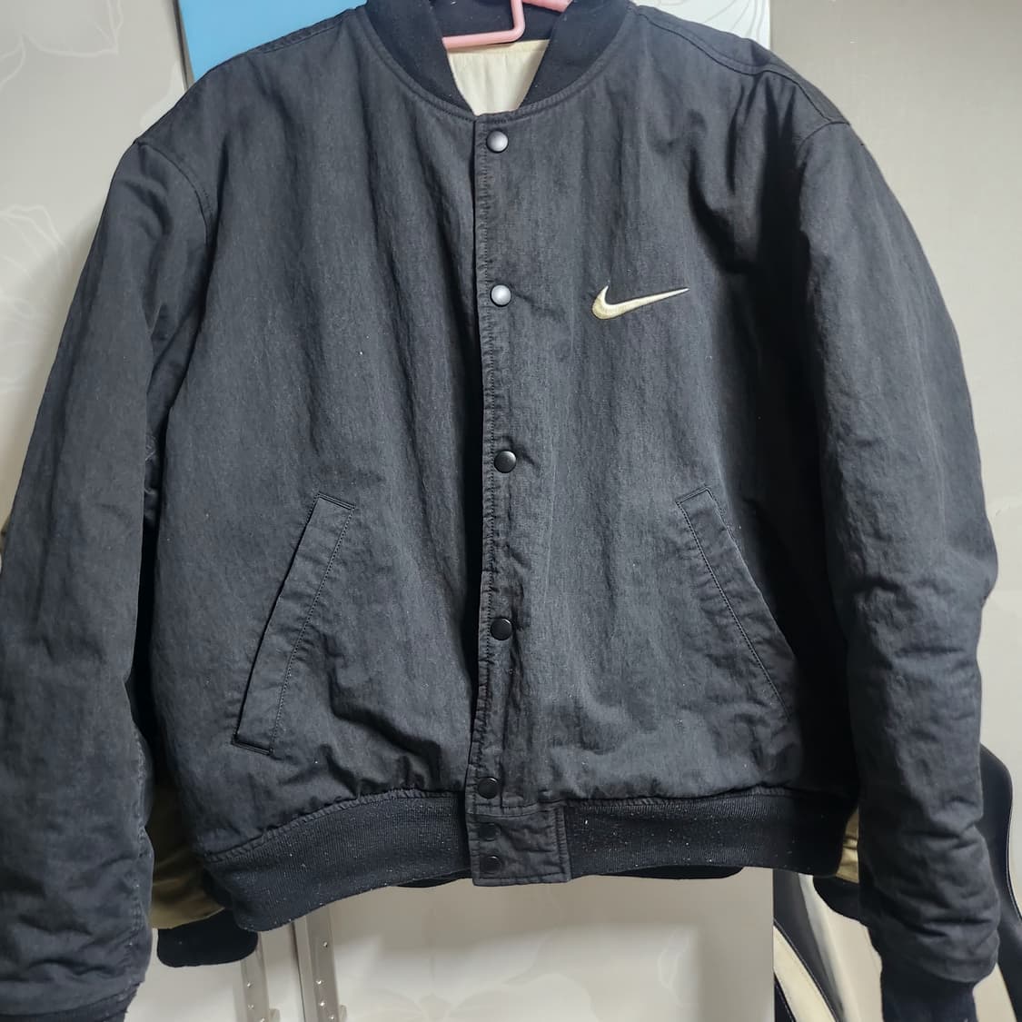 XL 나이키 스투시 리버리블자켓 블랙 상품이미지2