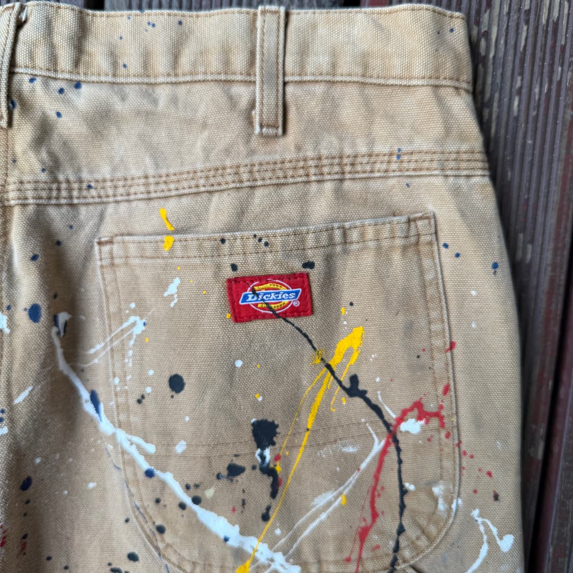 디키즈 페인팅 워크팬츠 브라운 상품이미지4