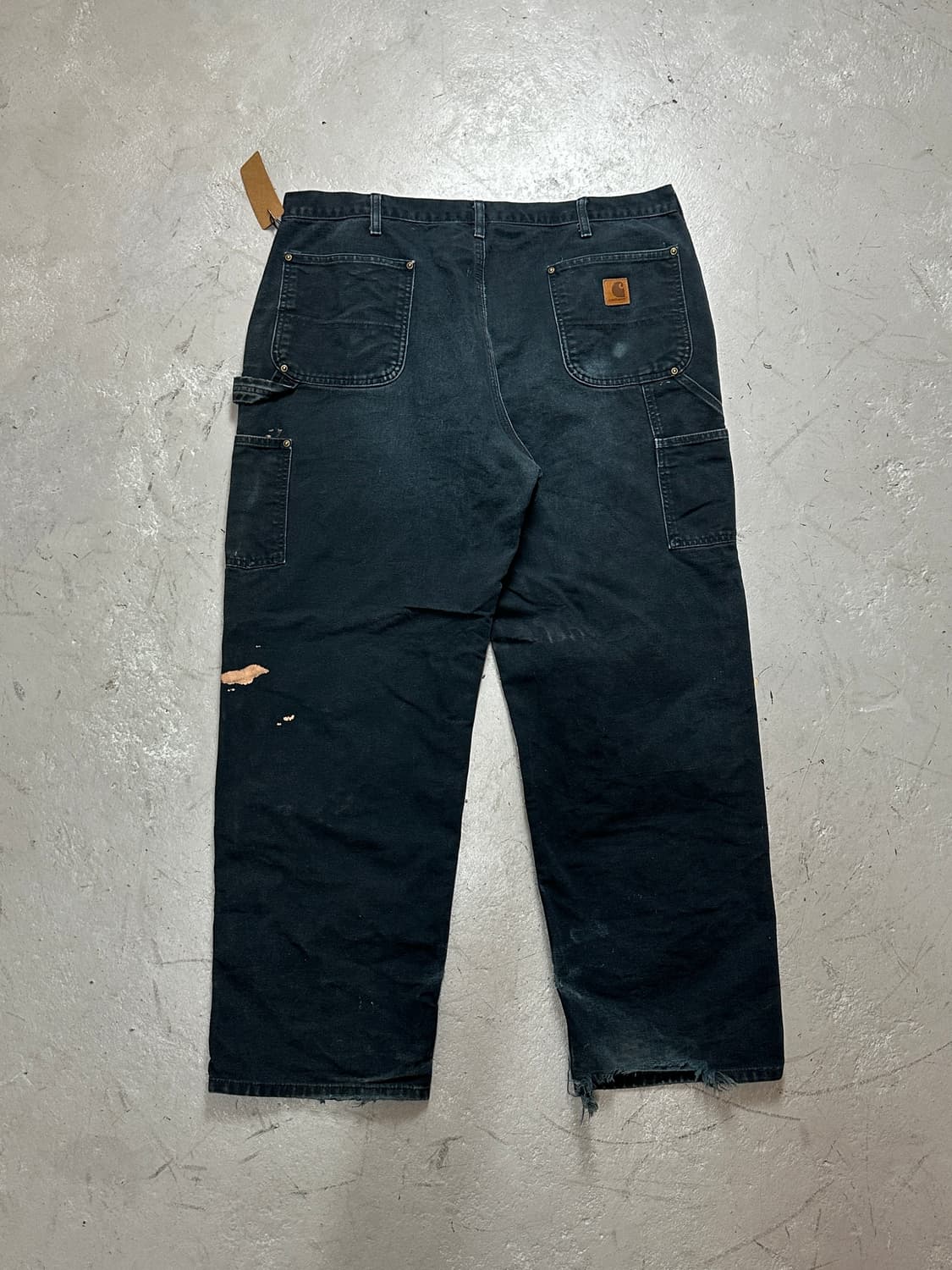 OG 칼하트 B136 더블니 블랙 칼하트 썩블니 워크팬츠 상품이미지4