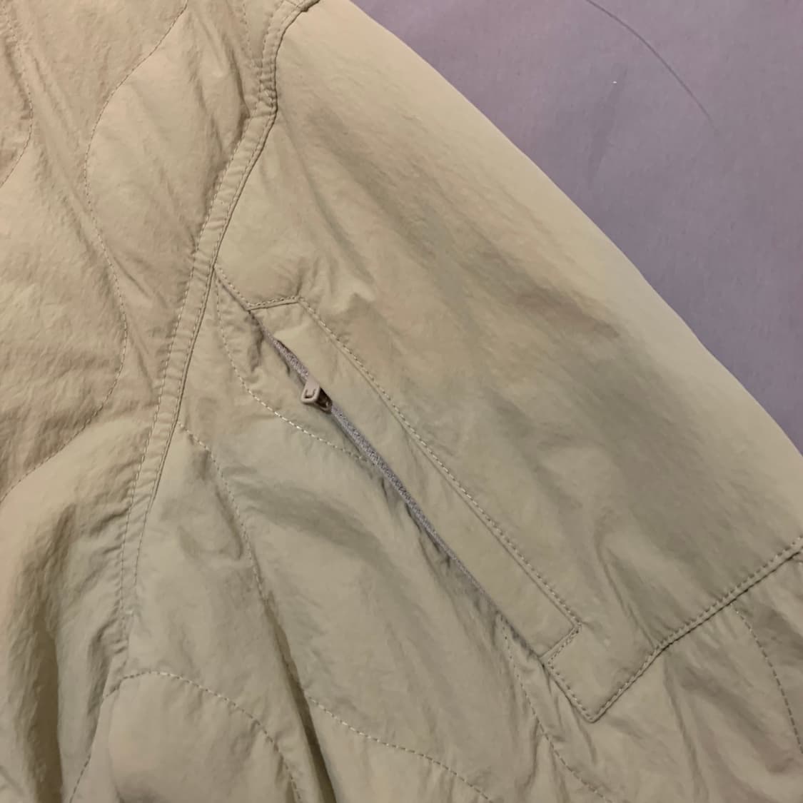 M 커스텀멜로우 프리커 퀄팅 구스다운 거위털 경량패딩 상품이미지4