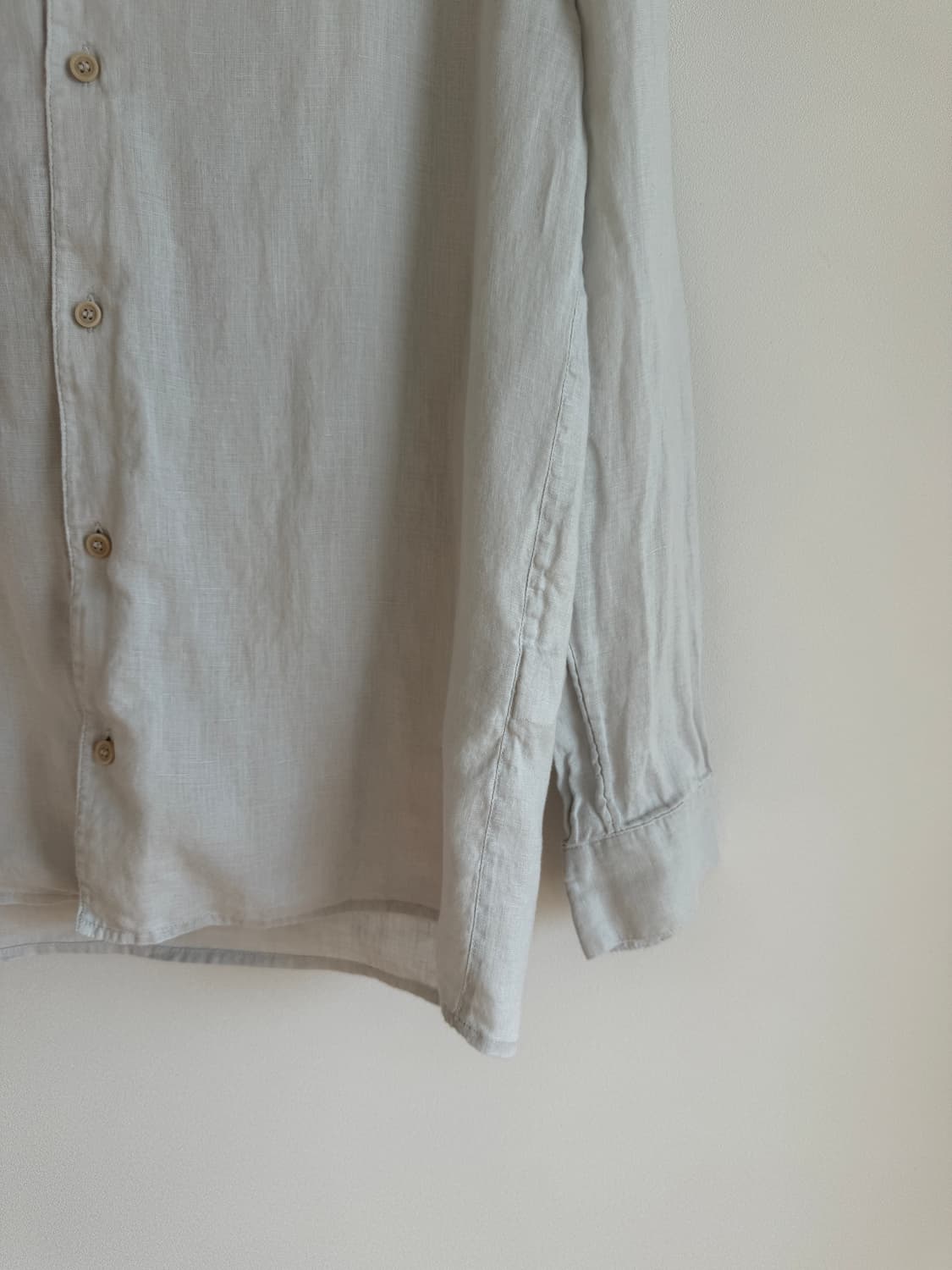 코스(COS) 린넨 오픈카라 셔츠 상품이미지3