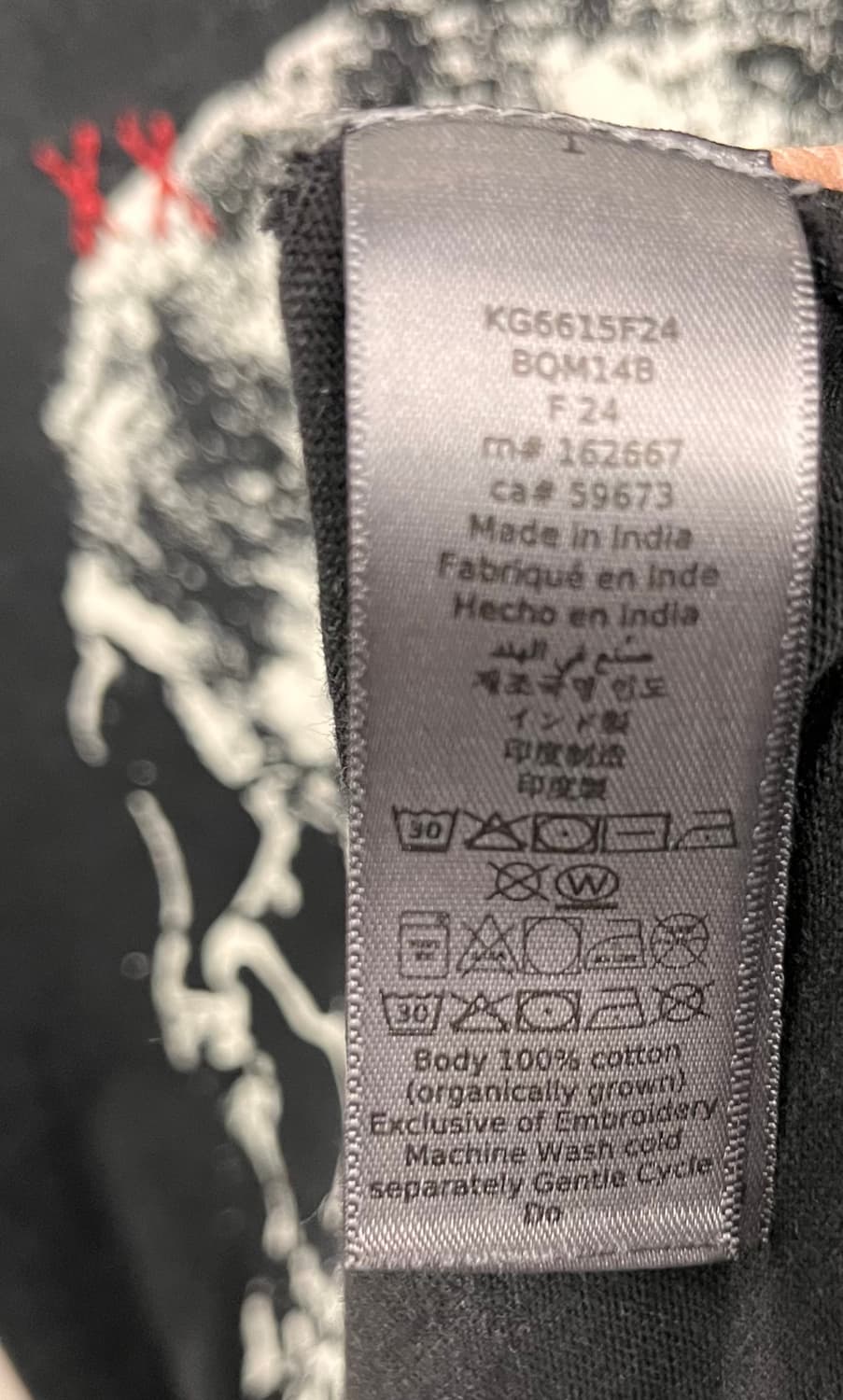 존 바바토스 스컬 사틴 스티치 티셔츠 L 상품이미지6