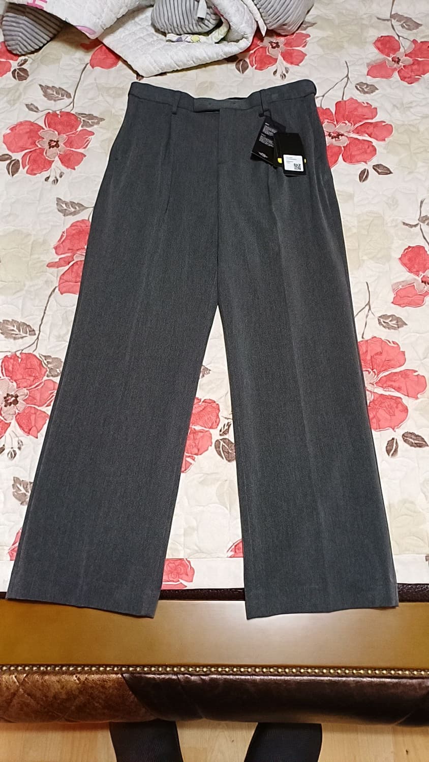 무신사 미사용 와이드슬랙스 32인치 기장107 상품이미지1