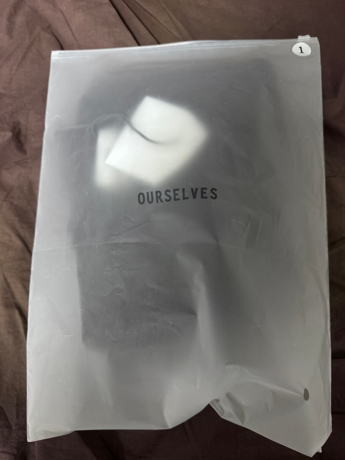 아워셀브스 파인울 브이넥 모카브라운 1사이즈 상품이미지6