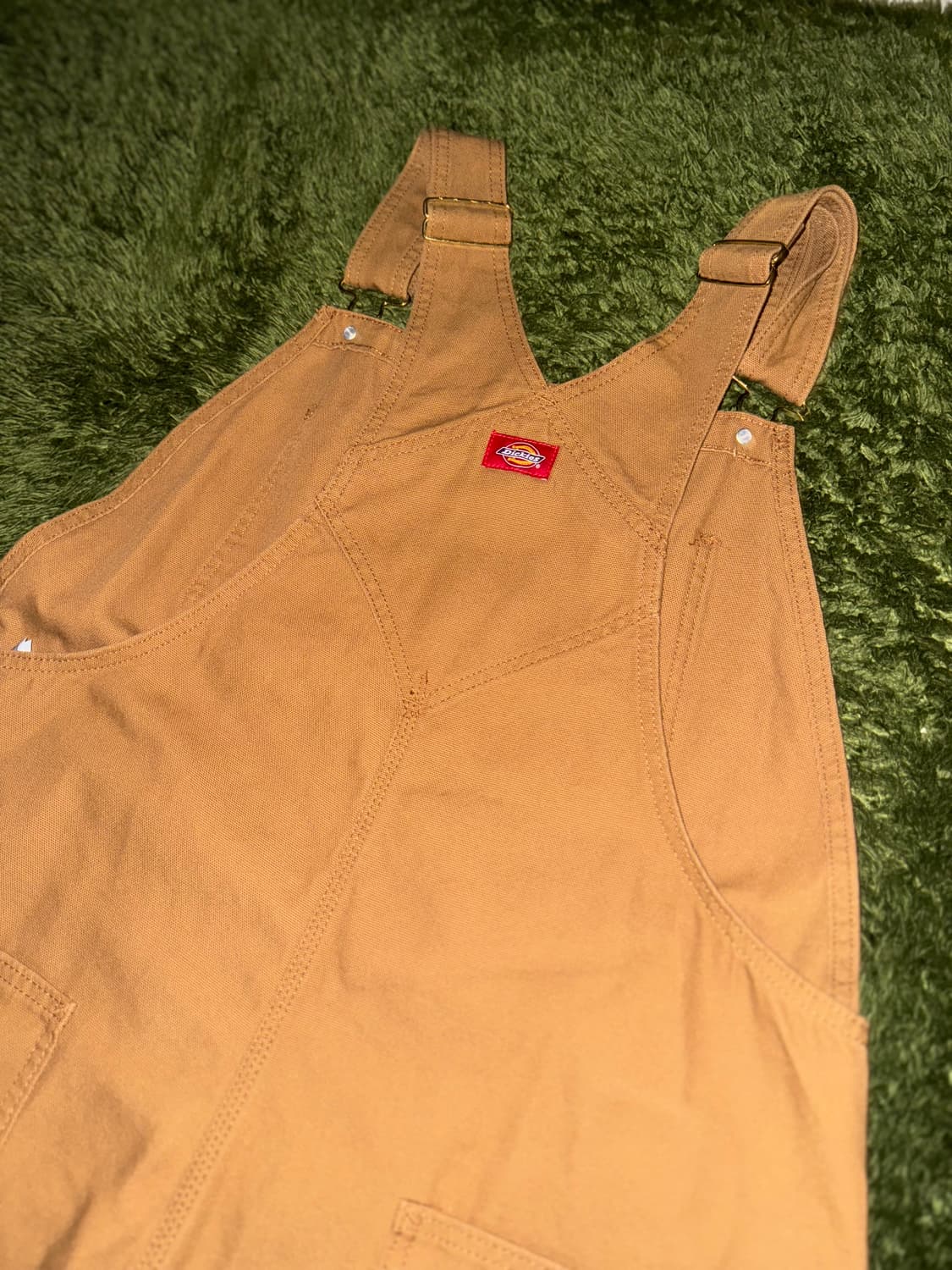 [36] 디키즈 덕 캔버스 헤비웨이트 오버롤 팬츠 브라운 상품이미지8