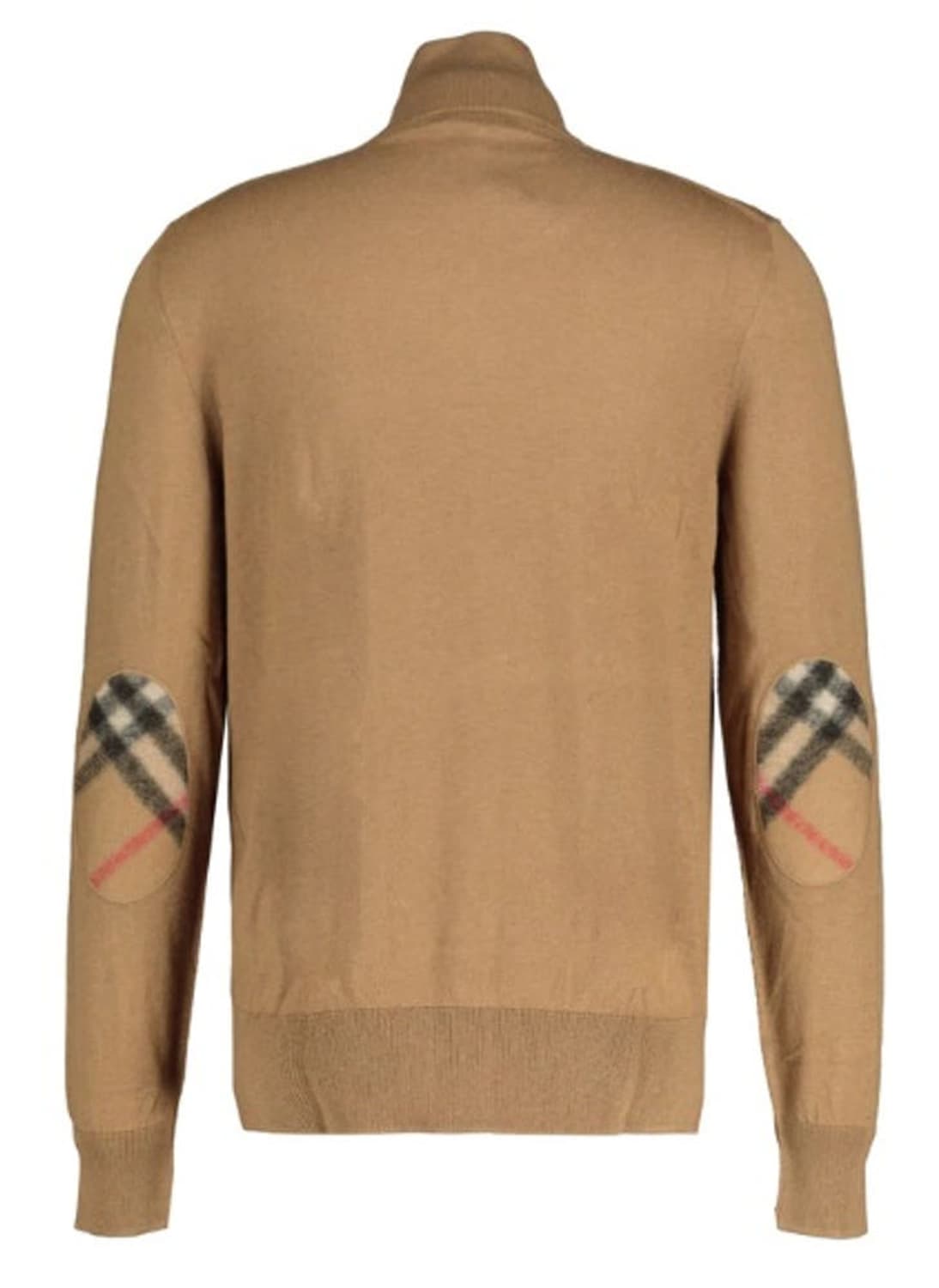 [XXL] 버버리 반집업 엘보 패치 캐시미어 니트 상품이미지1