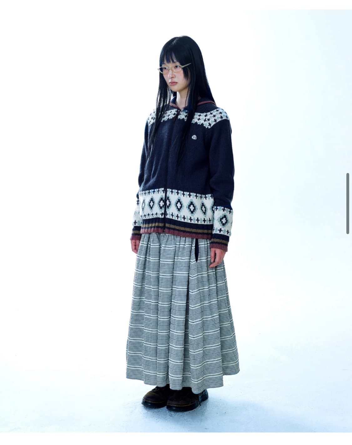 코이세이오 코위찬 니트 자켓 네이비 상품이미지2