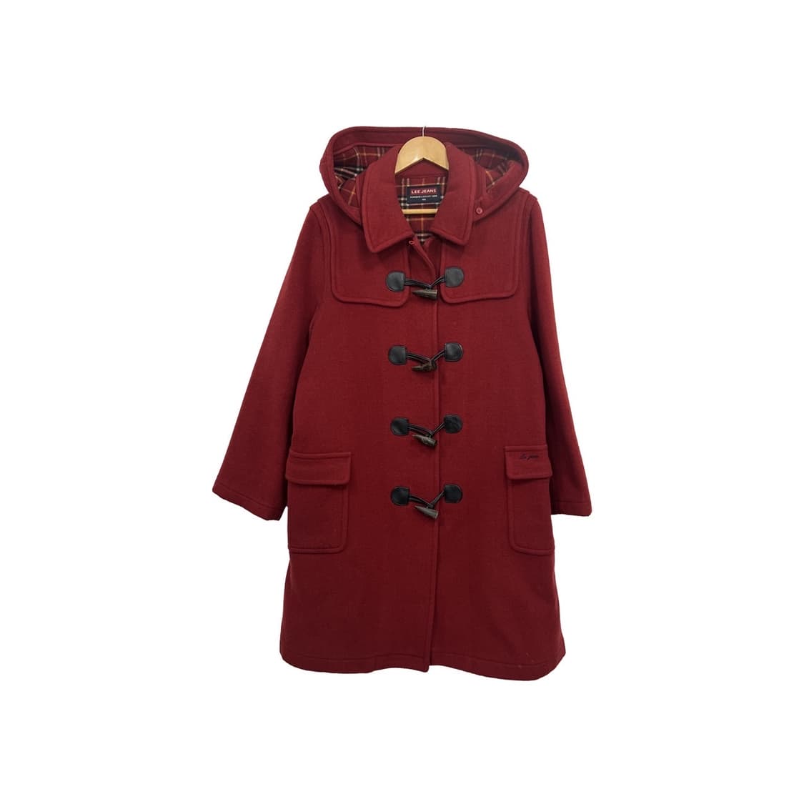 Lee 리 진스 모직 더플 떡볶이 롱 코트 상품이미지1