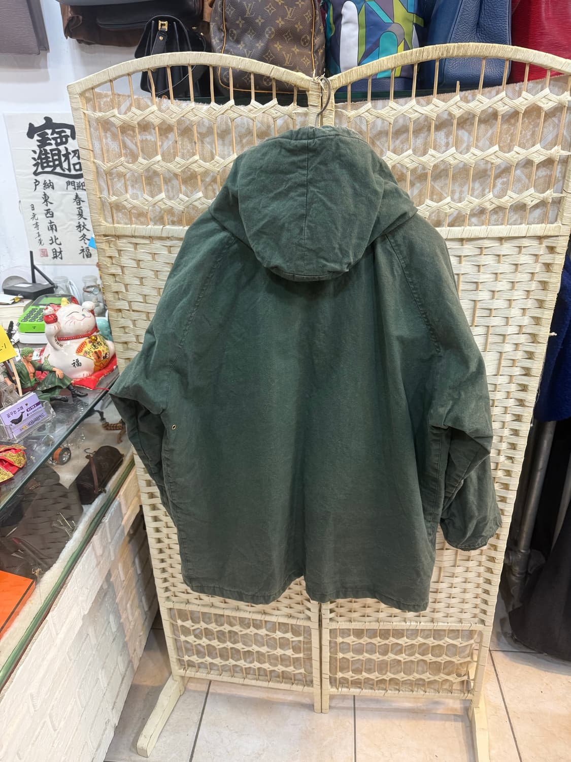 100 정품 버버리 빈티지 후드야상자켓 팝니다 상품이미지8