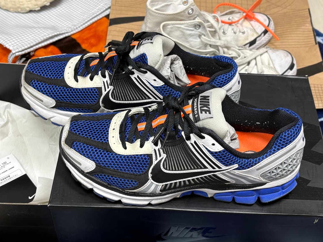 NIKE 줌 보메로 5 화이트 레이서 블루 블랙 상품이미지1