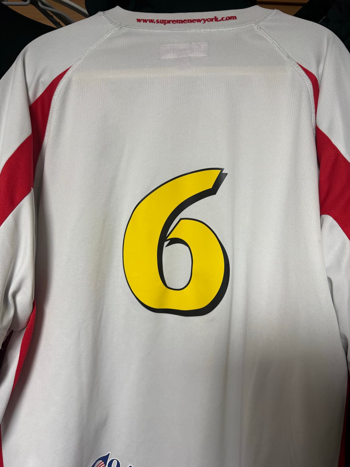 [XXL]슈프림 사커 져지 후드 화이트 상품이미지3