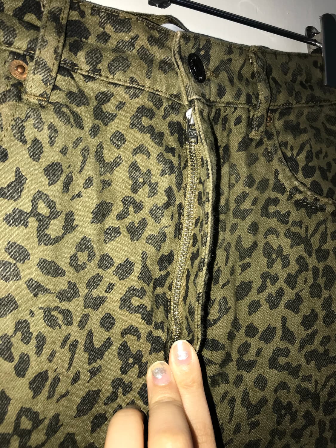 Leopard Pattern Grunge Skirt 상품이미지9