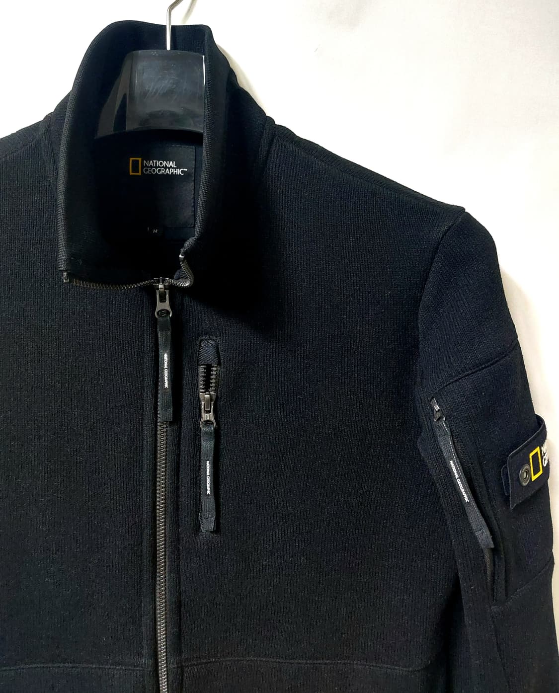 내셔널지오그래픽 니트 집업 95 상품이미지2