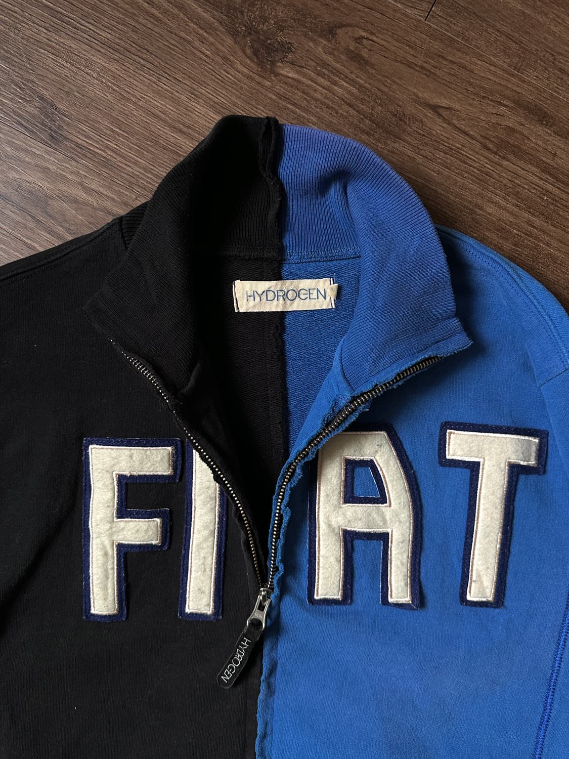 Hydrogen x FIAT 하프앤하프 스웻 집업 상품이미지8