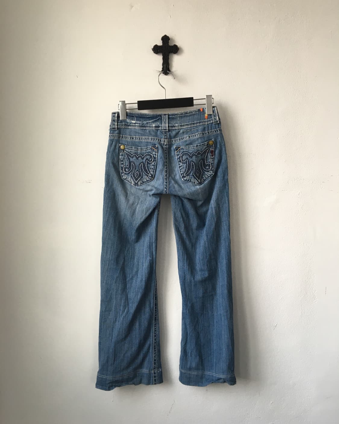 Back pocket point denim pants 상품이미지1