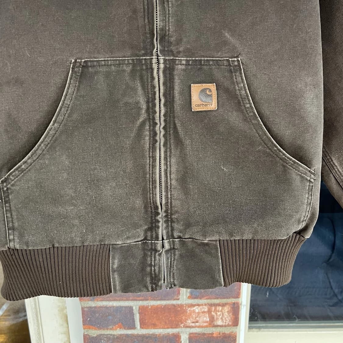 칼하트 J168 빈티지 덕 액티브 자켓 체스트넛 상품이미지4