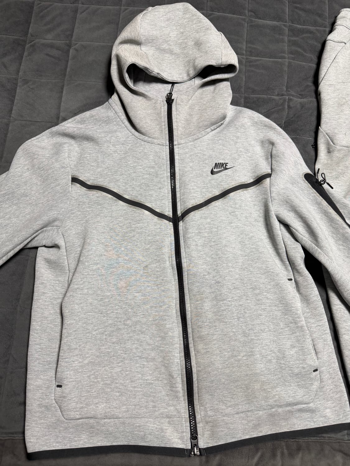 남성 나이키 테크팩 회색 세트 테크팩 상의XL,하의 L 상품이미지2