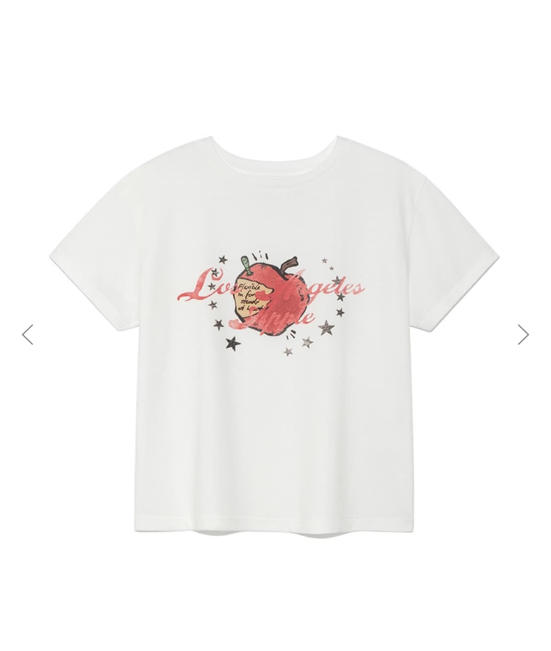 글로니(glowny) APPLE GRAPHIC TEE 애플 티 화이트 M 상품이미지1