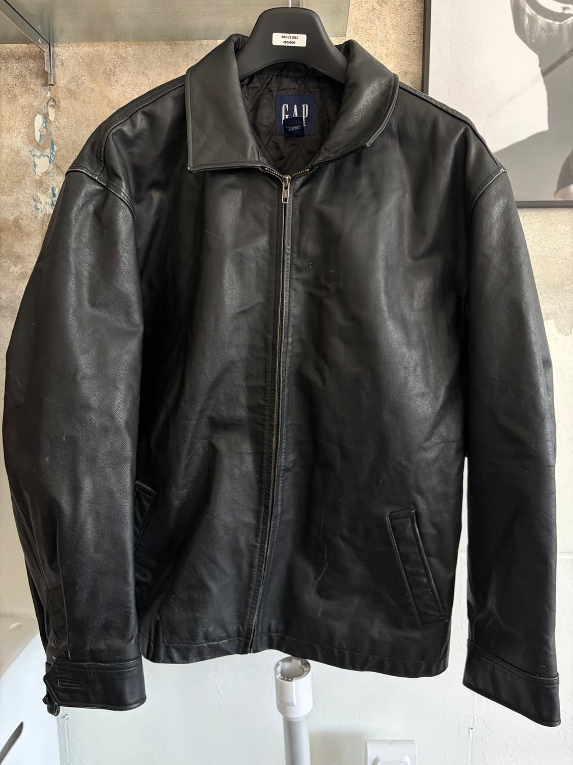 올드갭 레더 자켓 상품이미지1