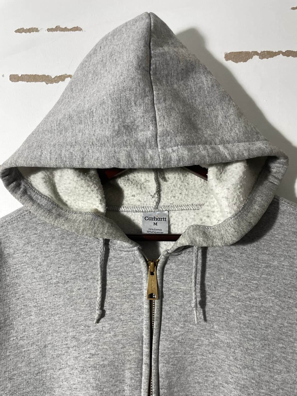 칼하트 오버핏 기모 후드 집업 상품이미지3