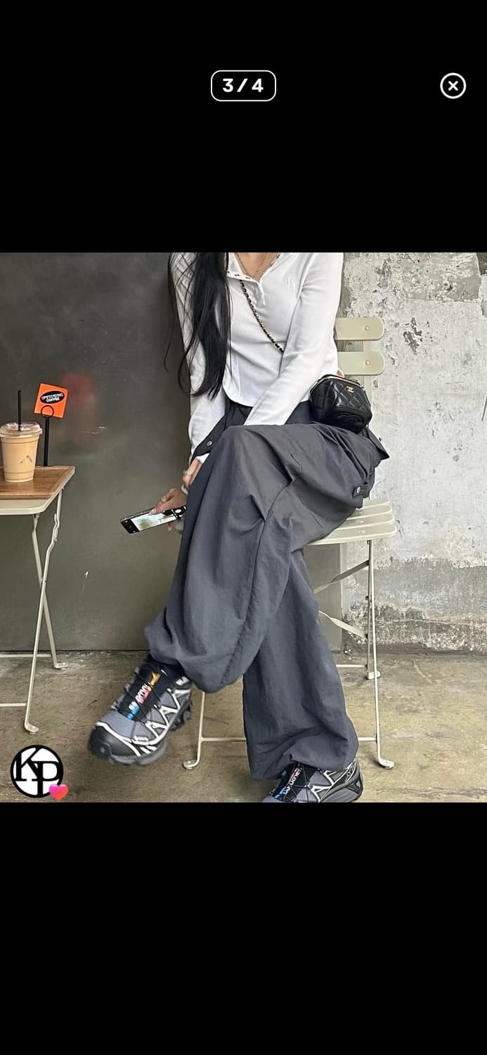 카키포인트 Y2K 카고 팬츠 새상품 상품이미지2