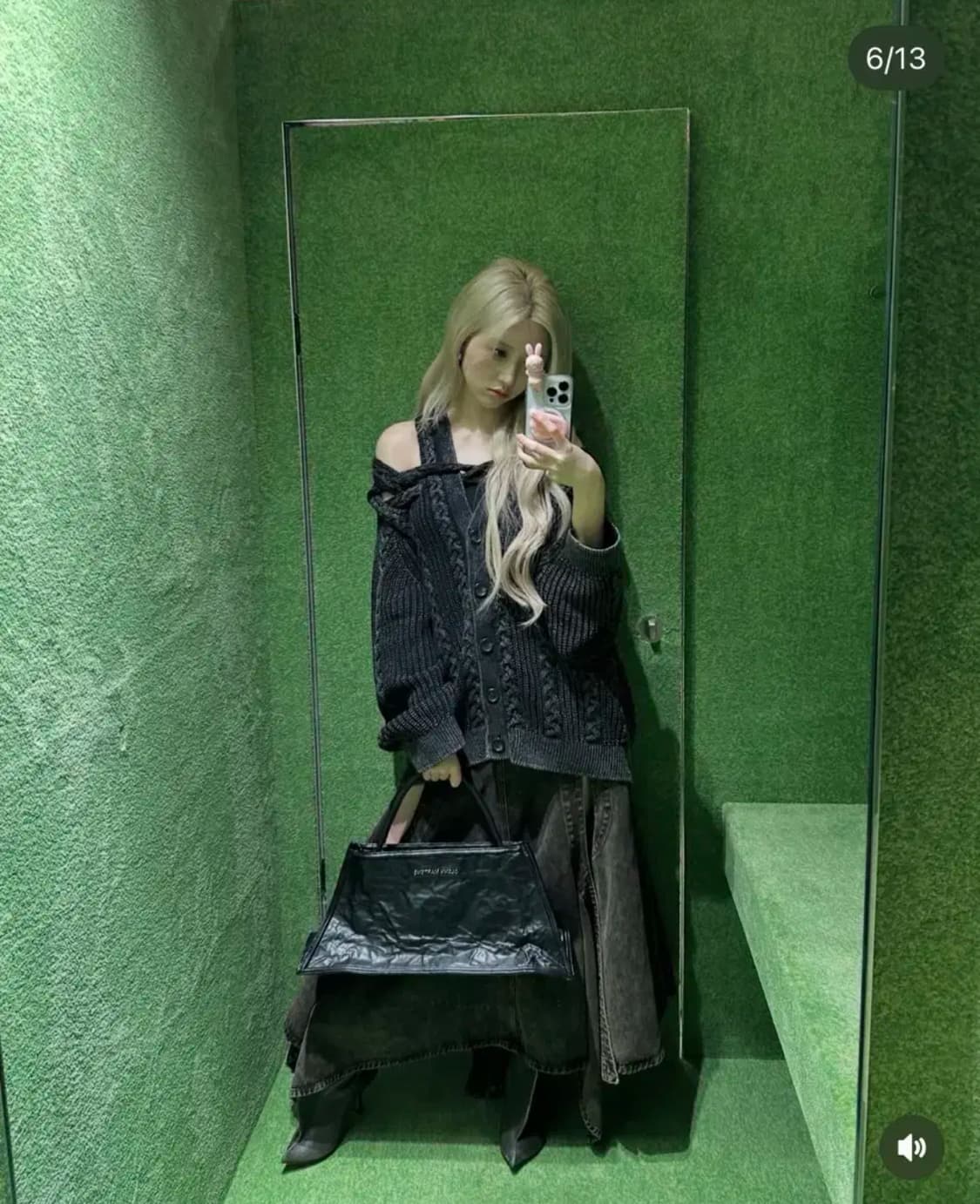 H&M 글렌마틴스 케이블니트 가디건 상품이미지2