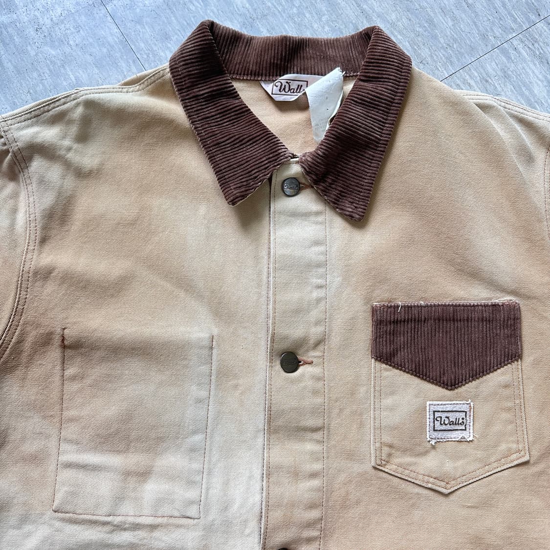 80s 월스 WALLS 덕캔버스 초어 헌팅 워크자켓 MADE IN USA 상품이미지2