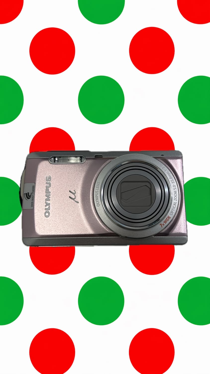 올림푸스 뮤7040 핑크색레어 민트급 판매 (작례있음) 상품이미지1