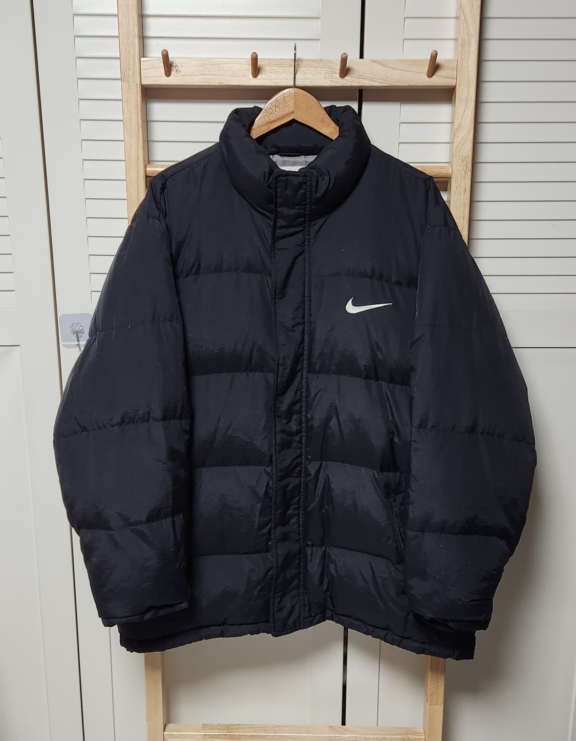 나이키 립스타 블랙 푸퍼 패딩 자켓 상품이미지1