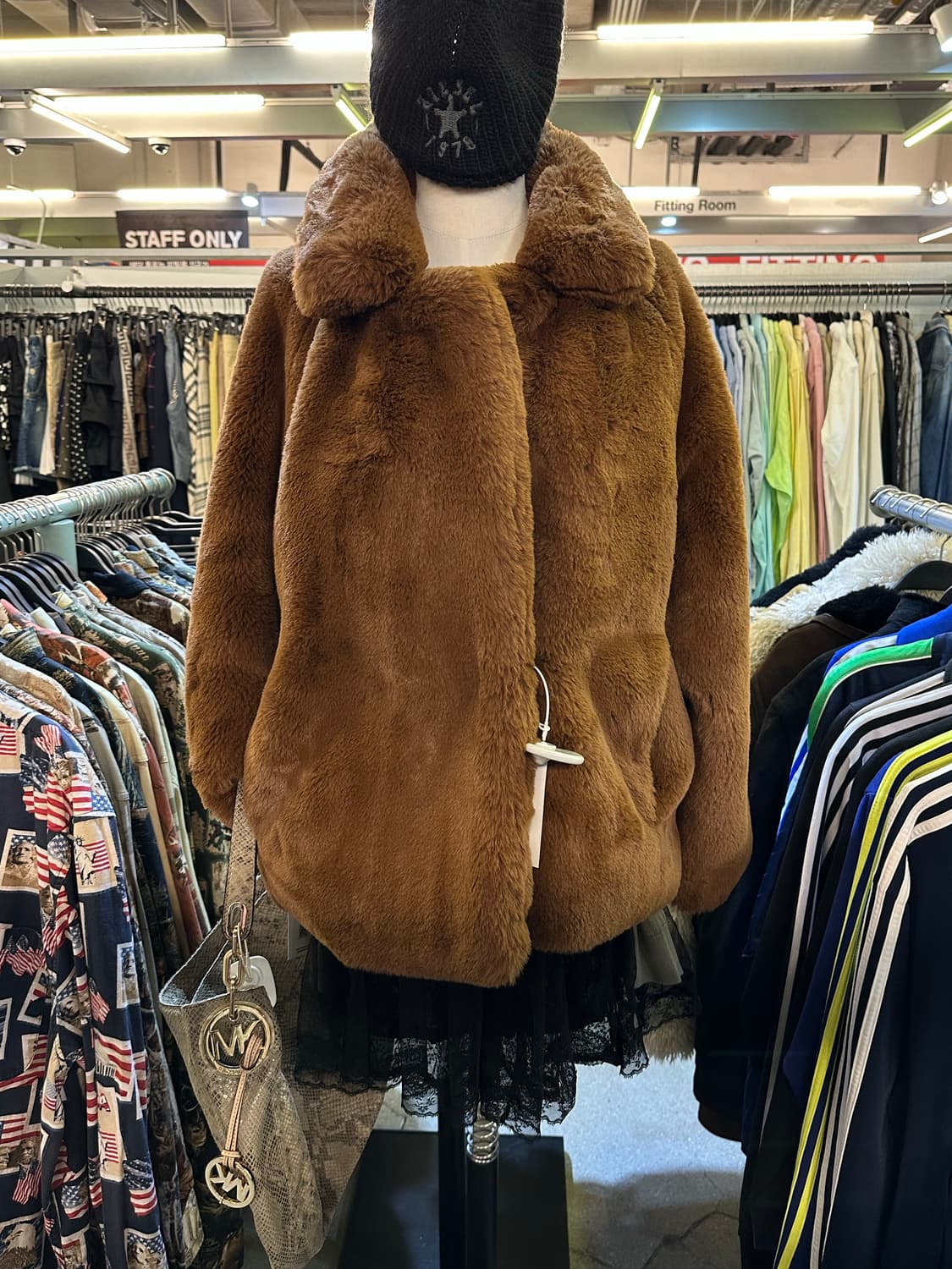 VINTAGE 빈티지 브라운 에코퍼자켓 상품이미지3