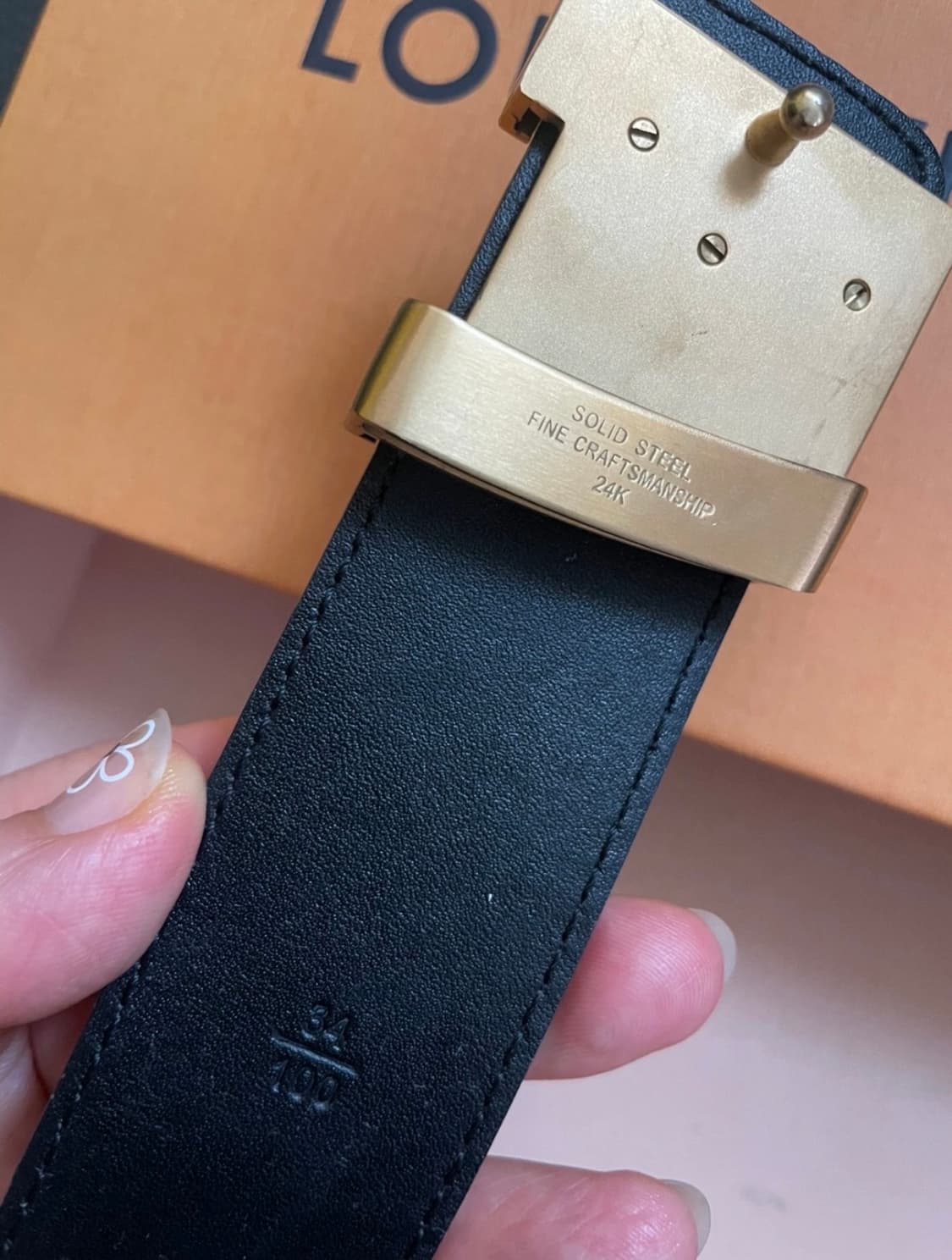 루이비통 LV 이니셜 벨트 34/100 상품이미지2