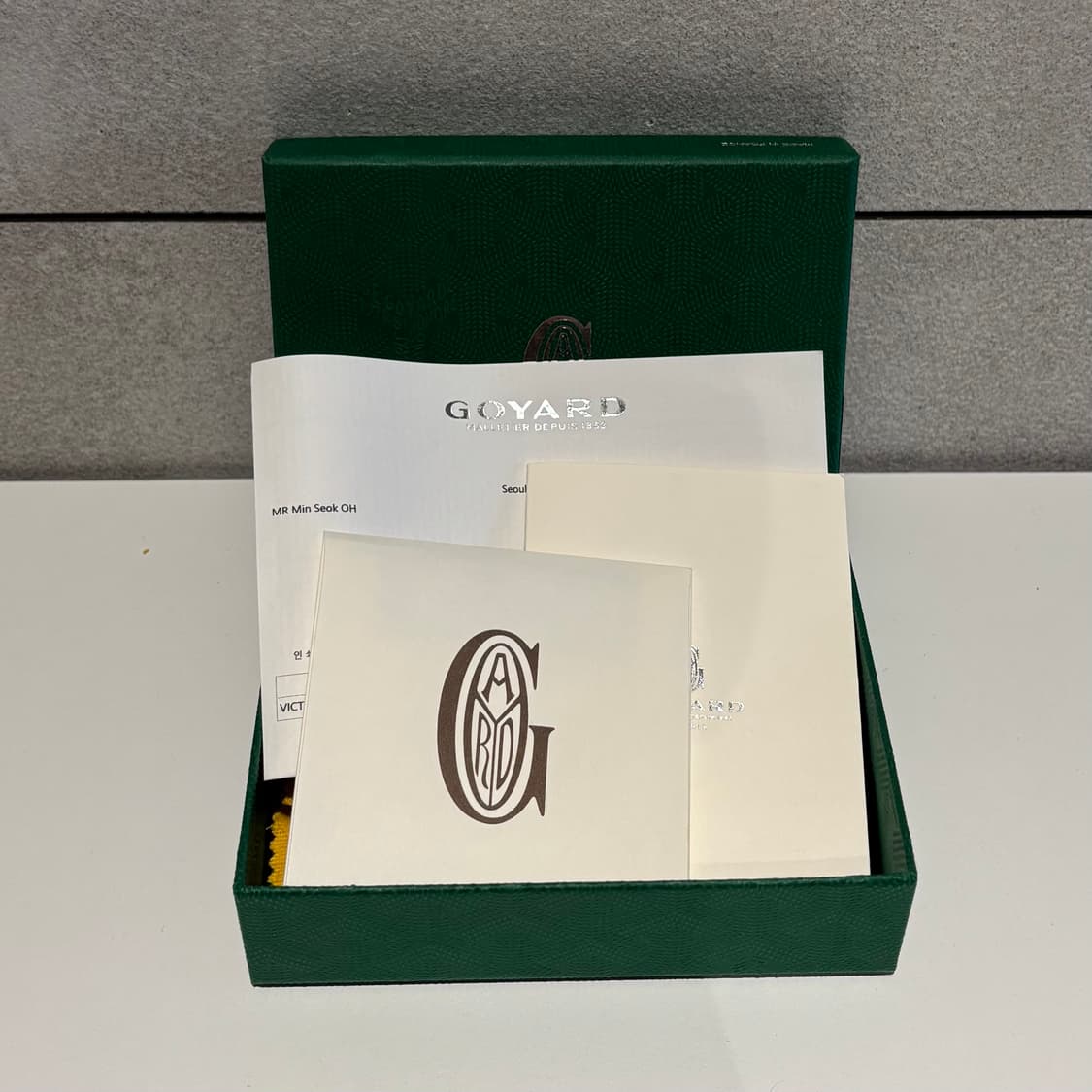 [새상품급] 고야드 빅투와르 반지갑 상품이미지8