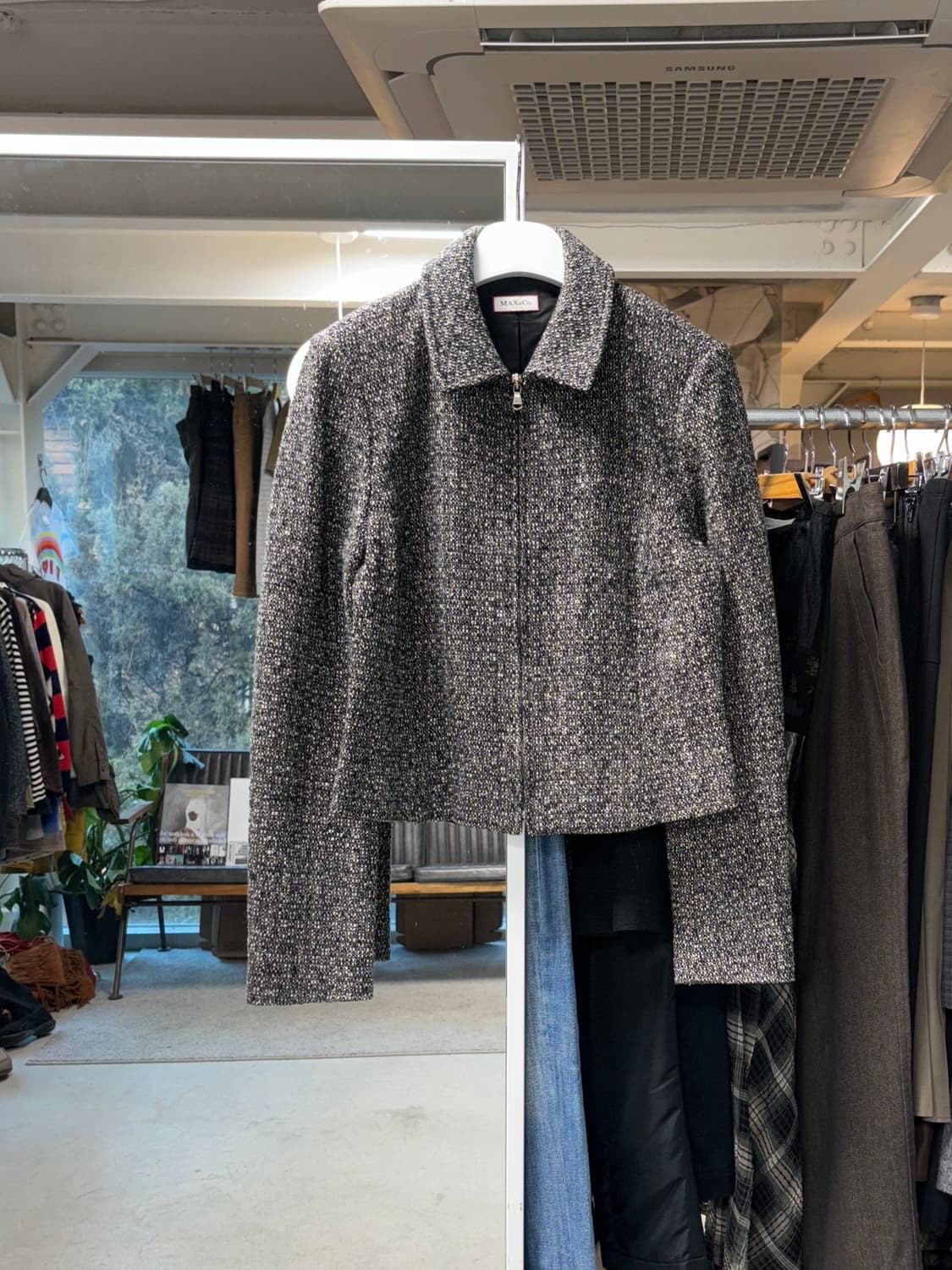 Max&co 집업 트위드 자켓  상품이미지1