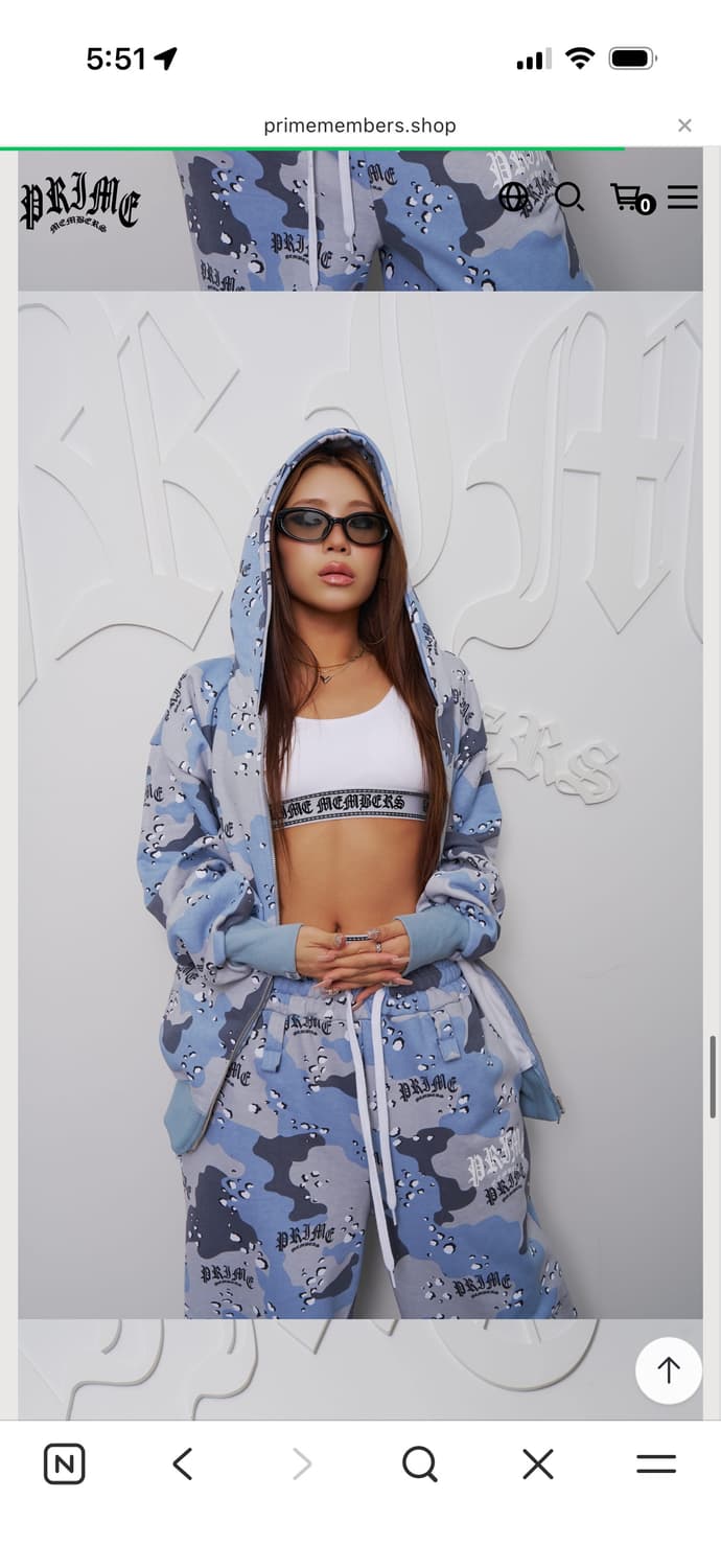 프라임멤버스 카모 셋업 상품이미지5