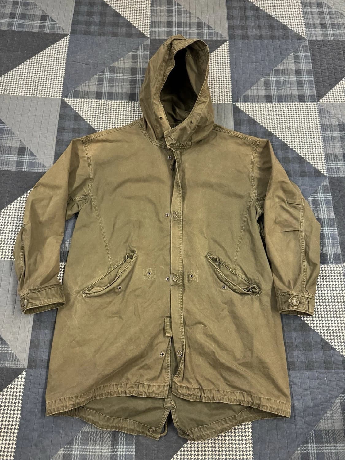 재패니즈 빈티지 90s 갭 밀리터리 리프로 아노락 파카 M 상품이미지1