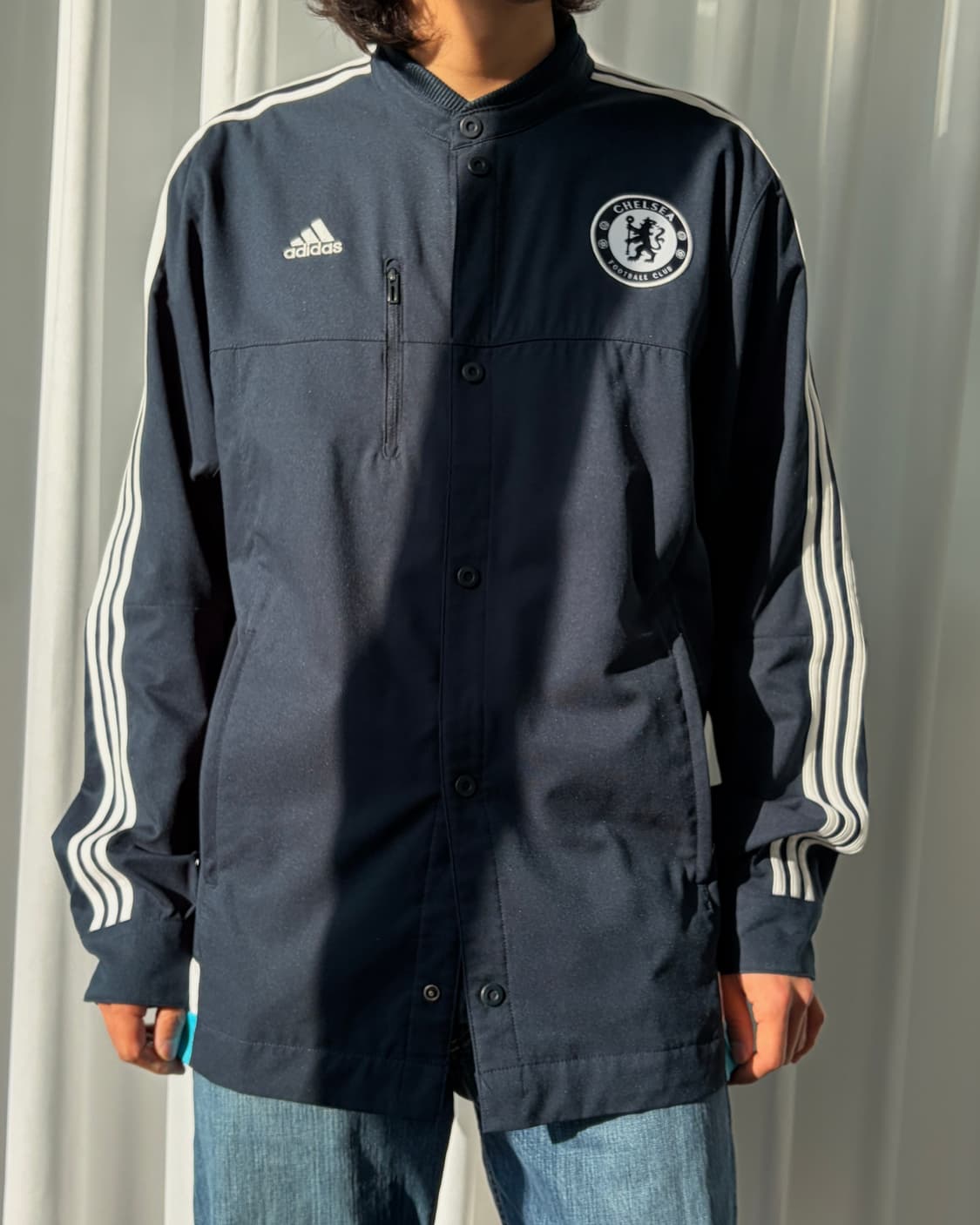 [L]아디다스 14-15 첼시 앤섬 트레이닝 코치 자켓 상품이미지1