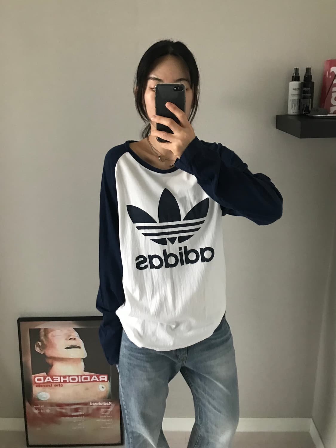 아디다스 트레포일 나그랑 긴팔 롱슬리브티 상품이미지1