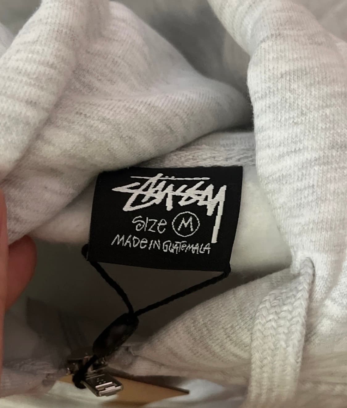 빈티지 스투시 월드투어 후드집업 애쉬헤더 M 상품이미지3