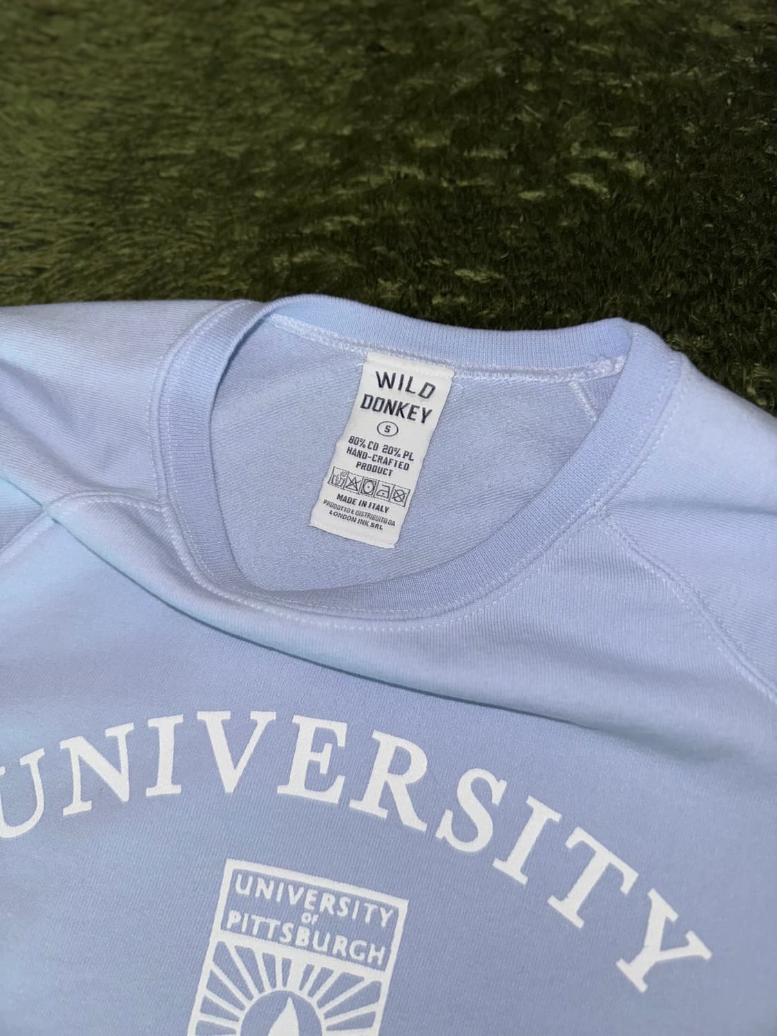 [S] 와일드동키 Made in Italy 라이트웨이트 튜블러 스웻셔츠 상품이미지3