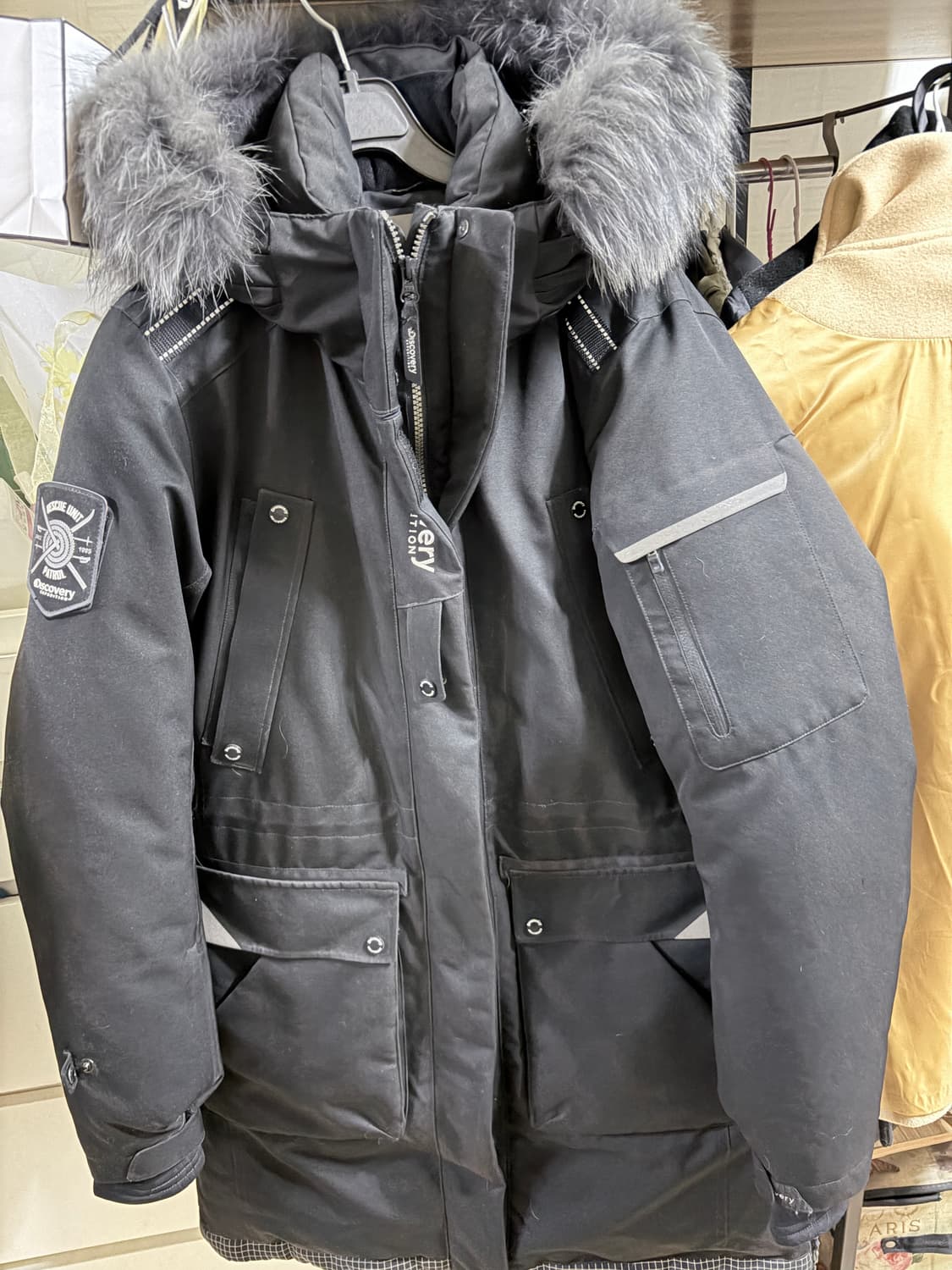 디스커버리 하프패딩코트 상품이미지3