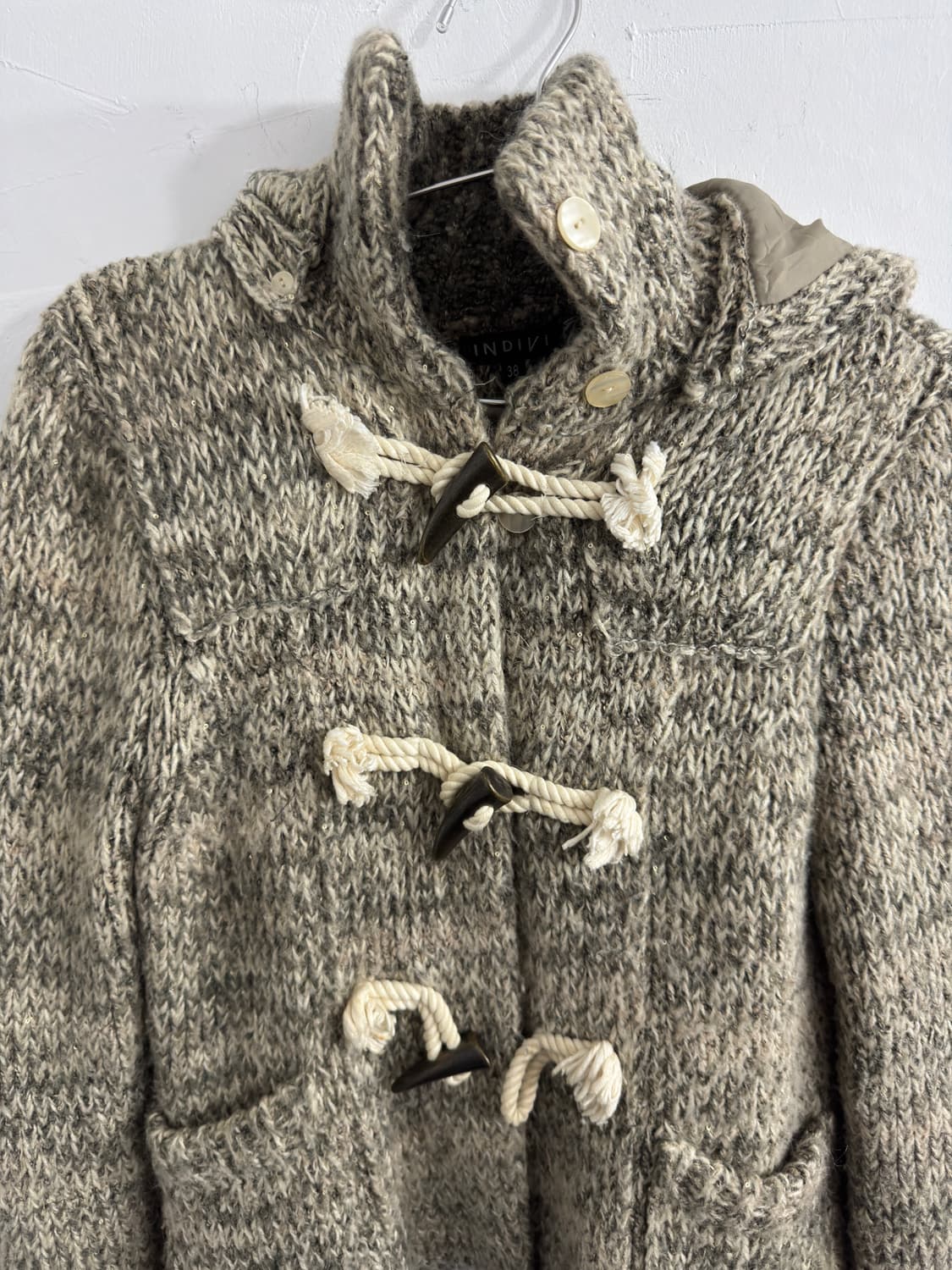 indivi knit duffle jacket 상품이미지3