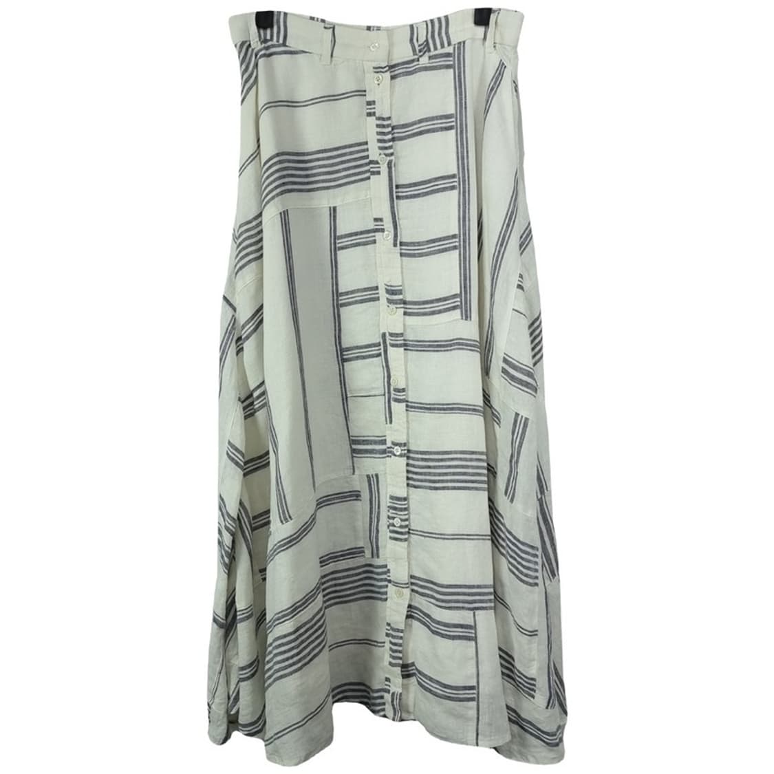 [폴로 랄프로렌] 기하학 패턴 린넨 버튼 롱스커트 M19636 상품이미지2